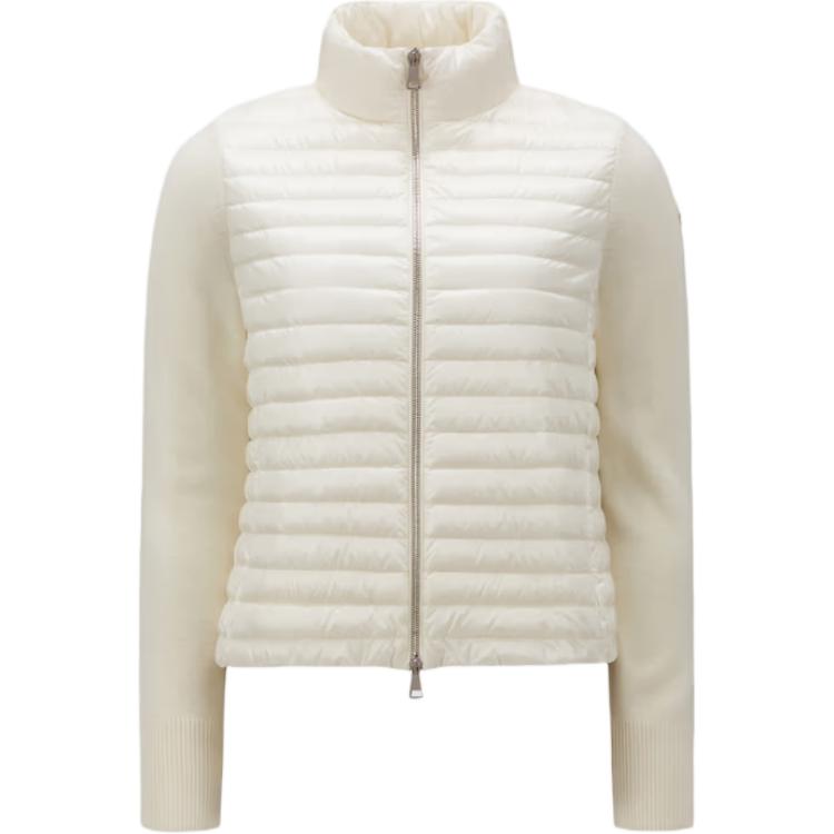 

Moncler Укороченный кардиган с логотипом, White