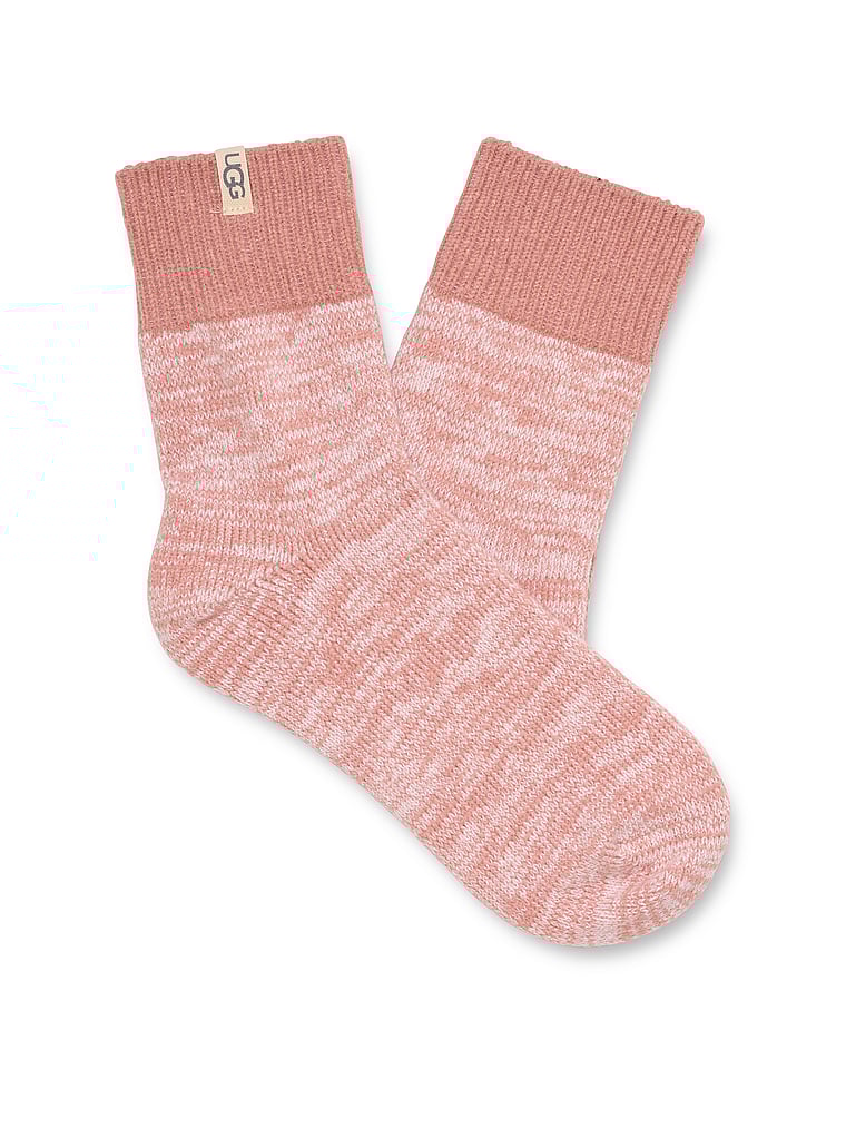 

Носки с резинкой, свободные, четвертной длины Ugg, красный