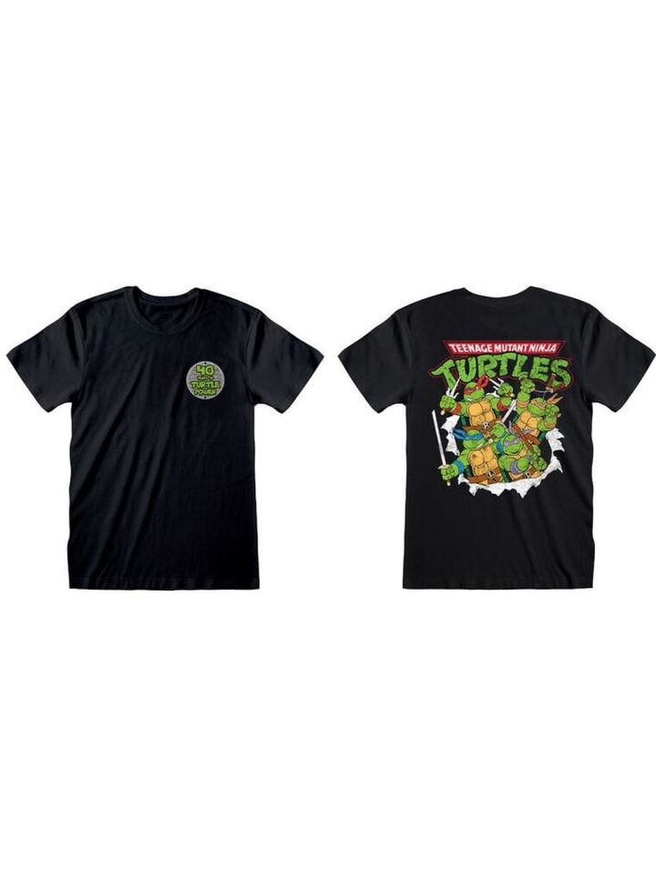 

Teenage Mutant Ninja Turtles Футболка "40th T-Shirt" черного цвета, Черный, Teenage Mutant Ninja Turtles Футболка "40th T-Shirt" черного цвета