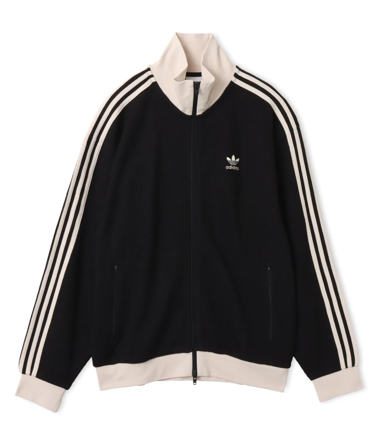 Толстовка adidas Waffle Classic Track Top, полиэстер 65%, хлопок 35%, чёрный