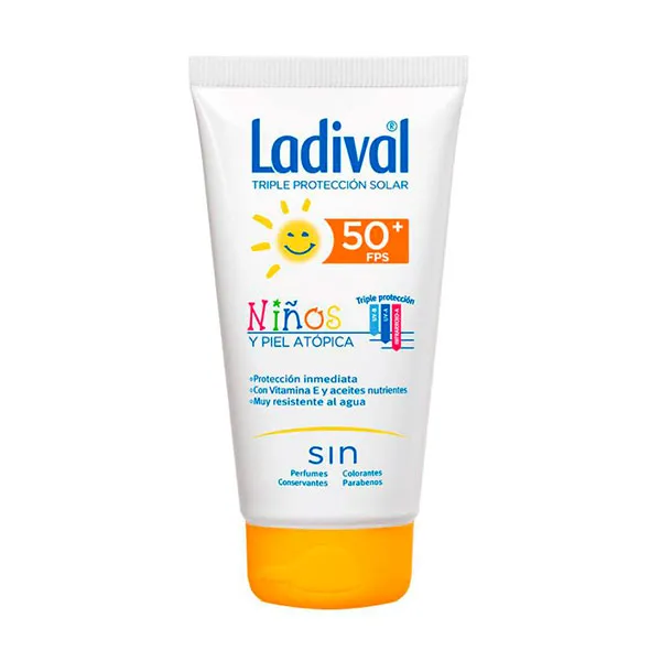 

Солнцезащитный крем для детей Niños Y Piel Atópica Fps50+ Ladival, 50 ml