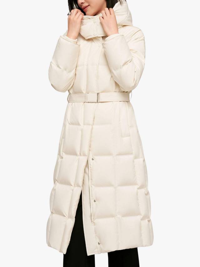 

Утепленная длинная пуховая куртка Bosideng, Cream