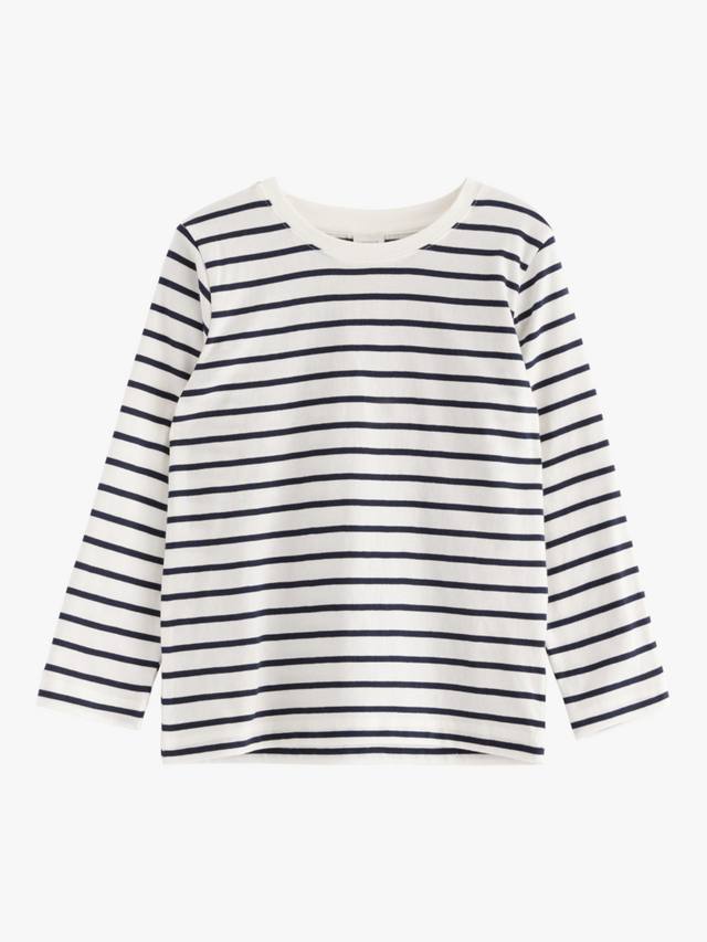 

Детская футболка в полоску с длинным рукавом Lindex, цвет Dark Navy/Multi