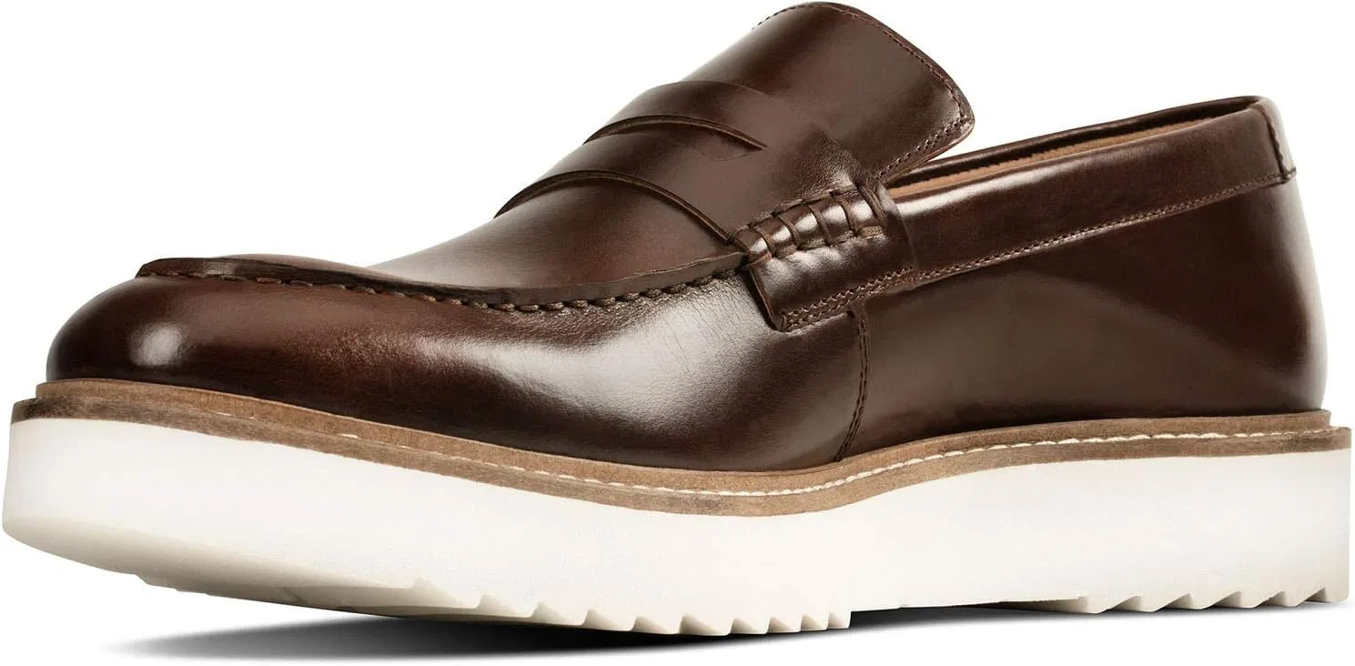 Лоферы Clarks Craftmaster Ernest Free, темно-коричневая кожа