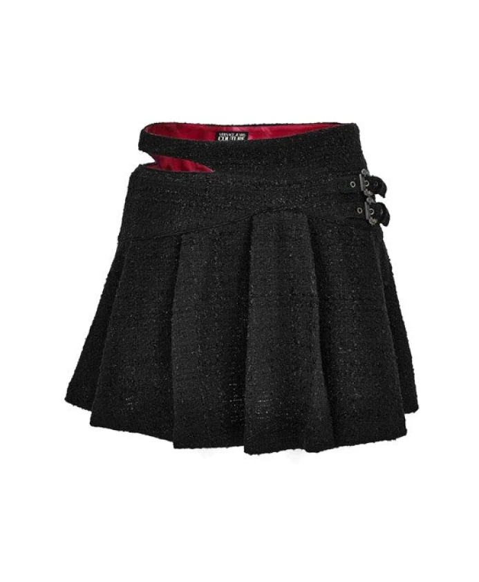 

Твидовая юбка Versace Jeans Couture, черный