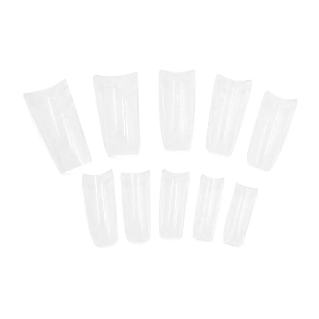 500 прозрачных накладных ногтей для французского маникюра от Ruilogod Ruilogod