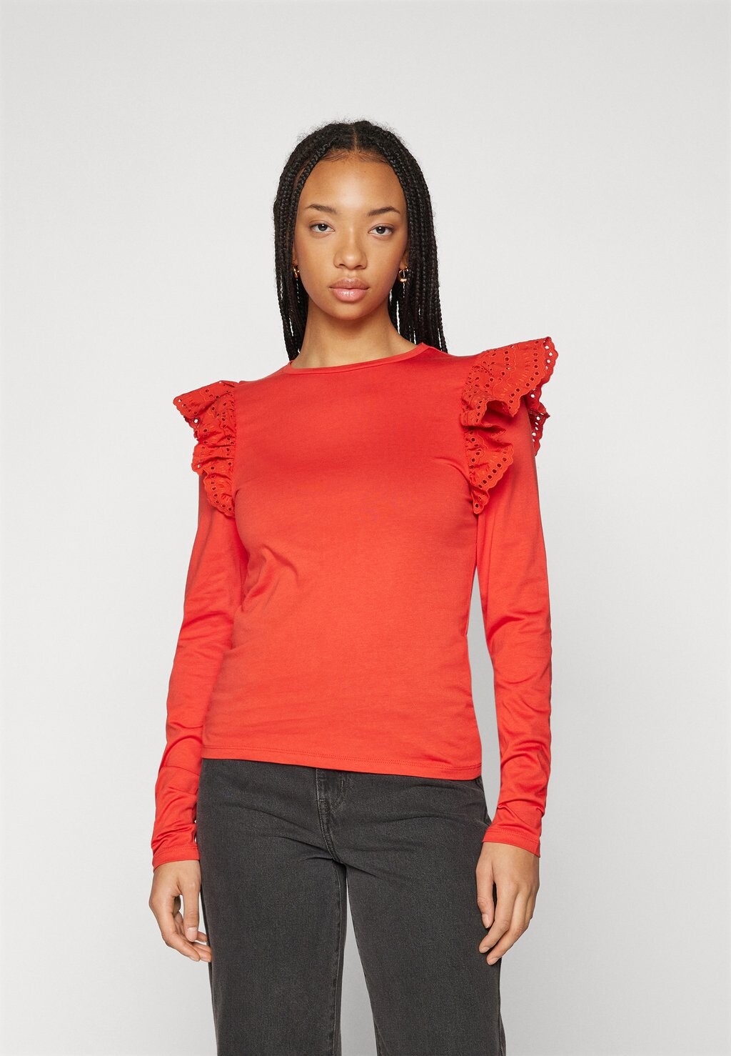 

Рубашка с длинным рукавом VIREDDA TOP VILA, цвет valiant poppy