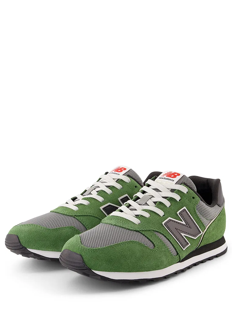 Кроссовки, классические, 373, Lifestyle, Puma New Balance, зеленый/мультиколор — фото 3