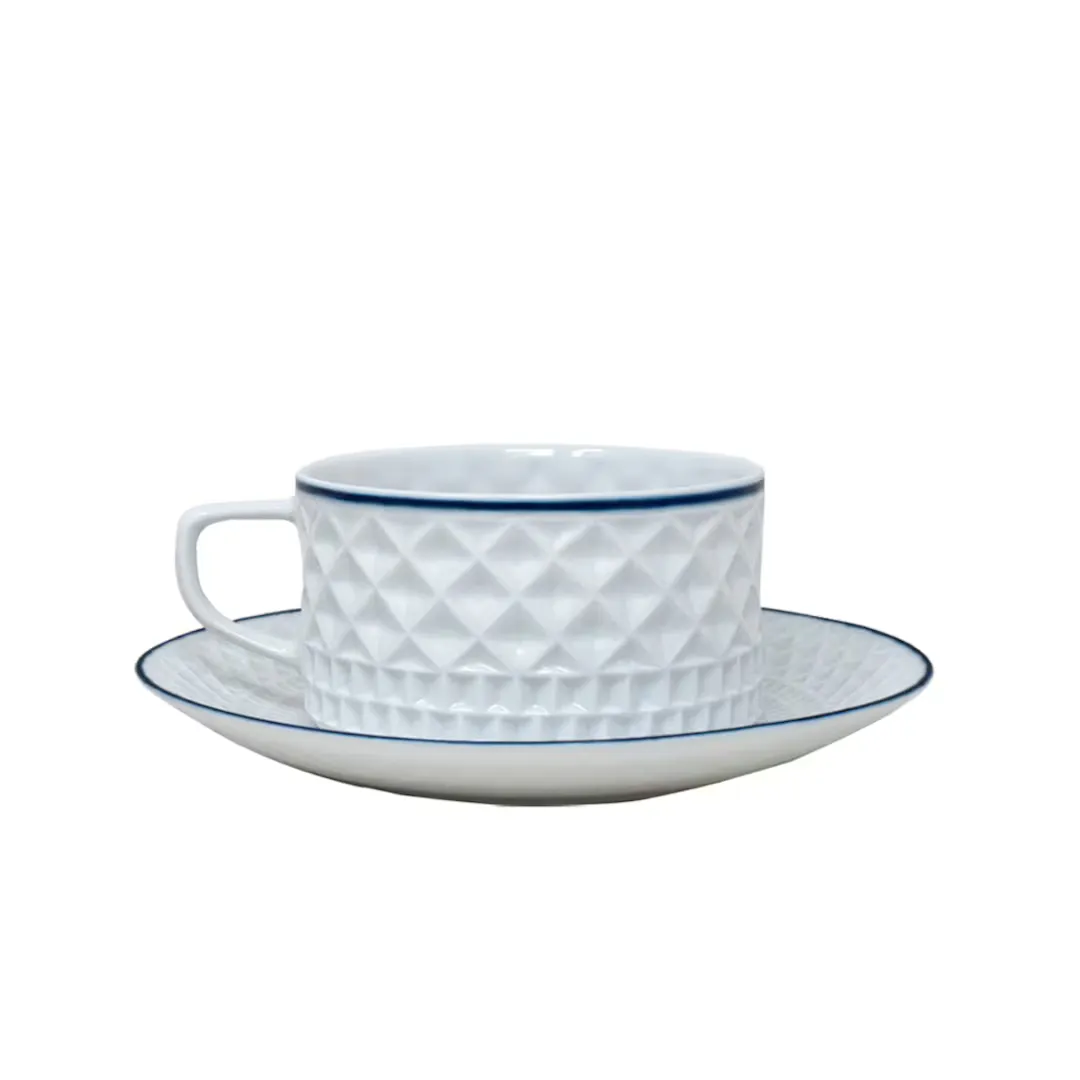 

Sargadelos Чайная чашка Portomarino Filo Azul с блюдцем Саргаделос, синий