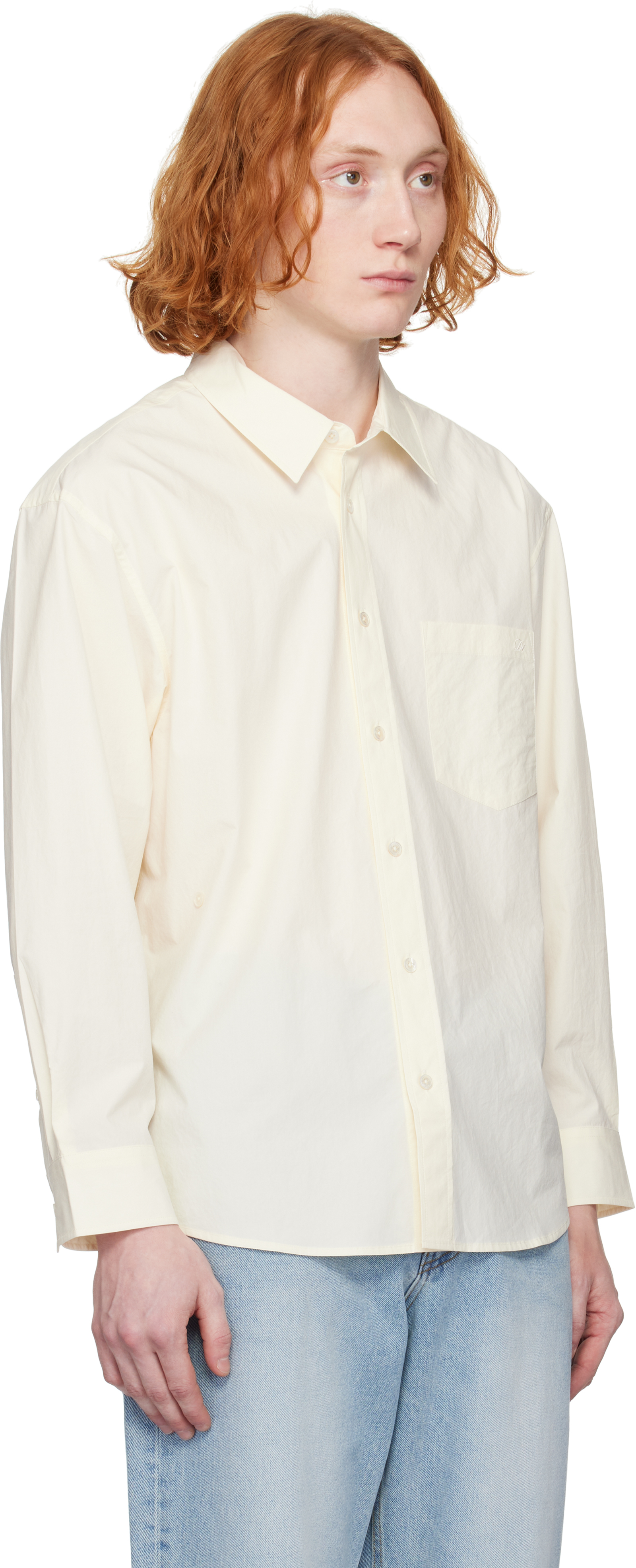 

Рубашка большого размера из хлопка Off-White Paperly Dunst