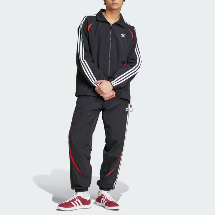 Куртка с логотипом Adidas Archive 3-Stripes Adidas Originals, черный — фото 2
