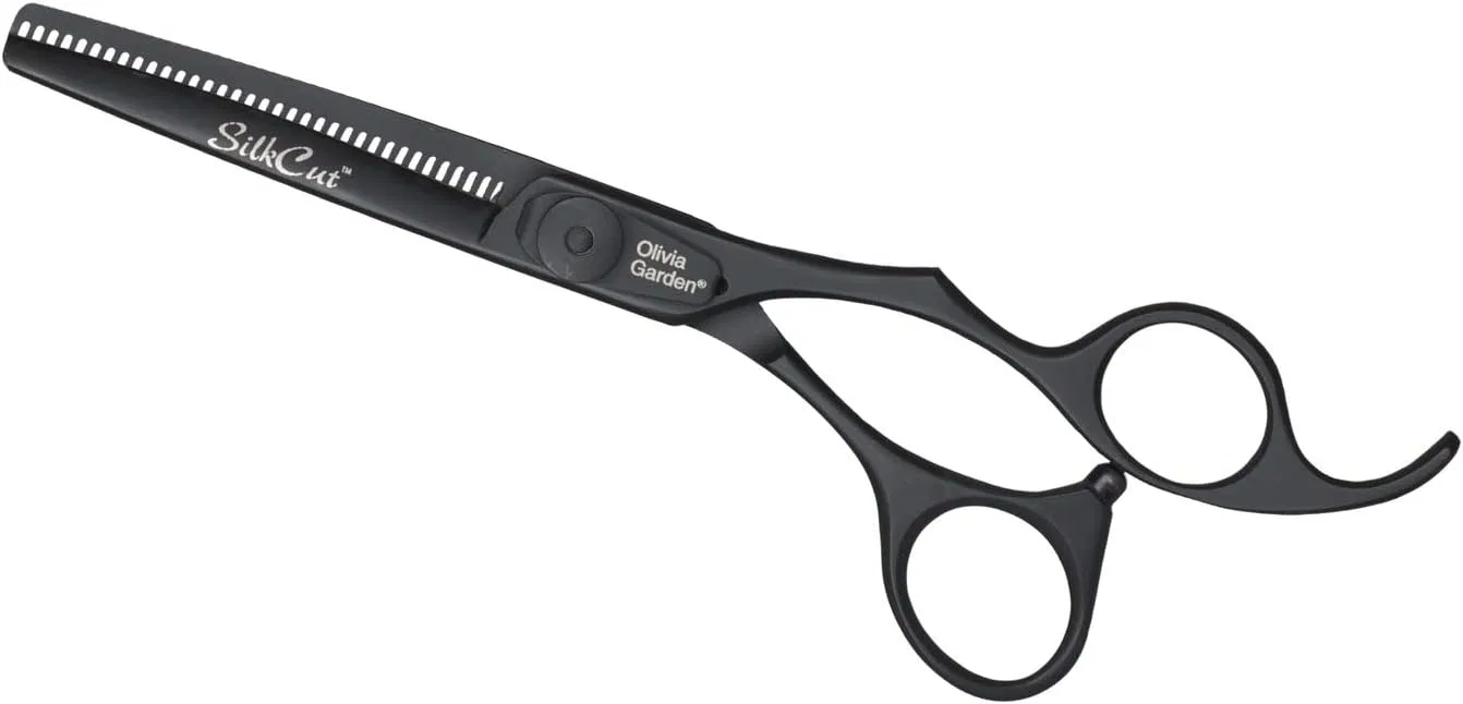 Парикмахерские ножницы «Thin Silk Cut 6.5" Matte Black Edition» от Olivia Garden Olivia Garden