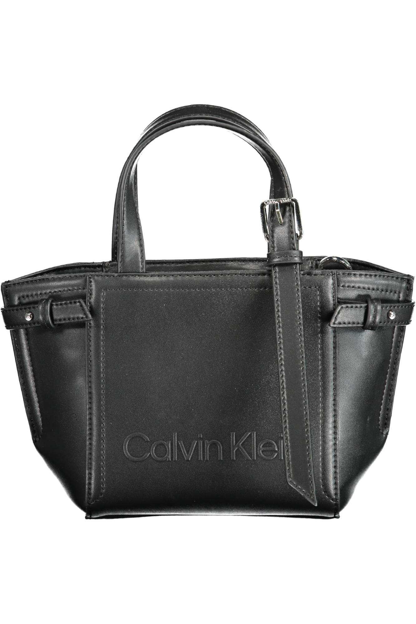 

Женская сумка Calvin Klein из экокожи с декоративным ремешком, черный