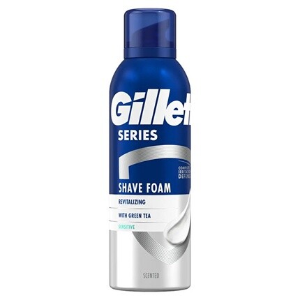 

Revital Shave Foam Series Sensitive Green Tea (Восстанавливающая пена для бритья) 200 мл Gillette