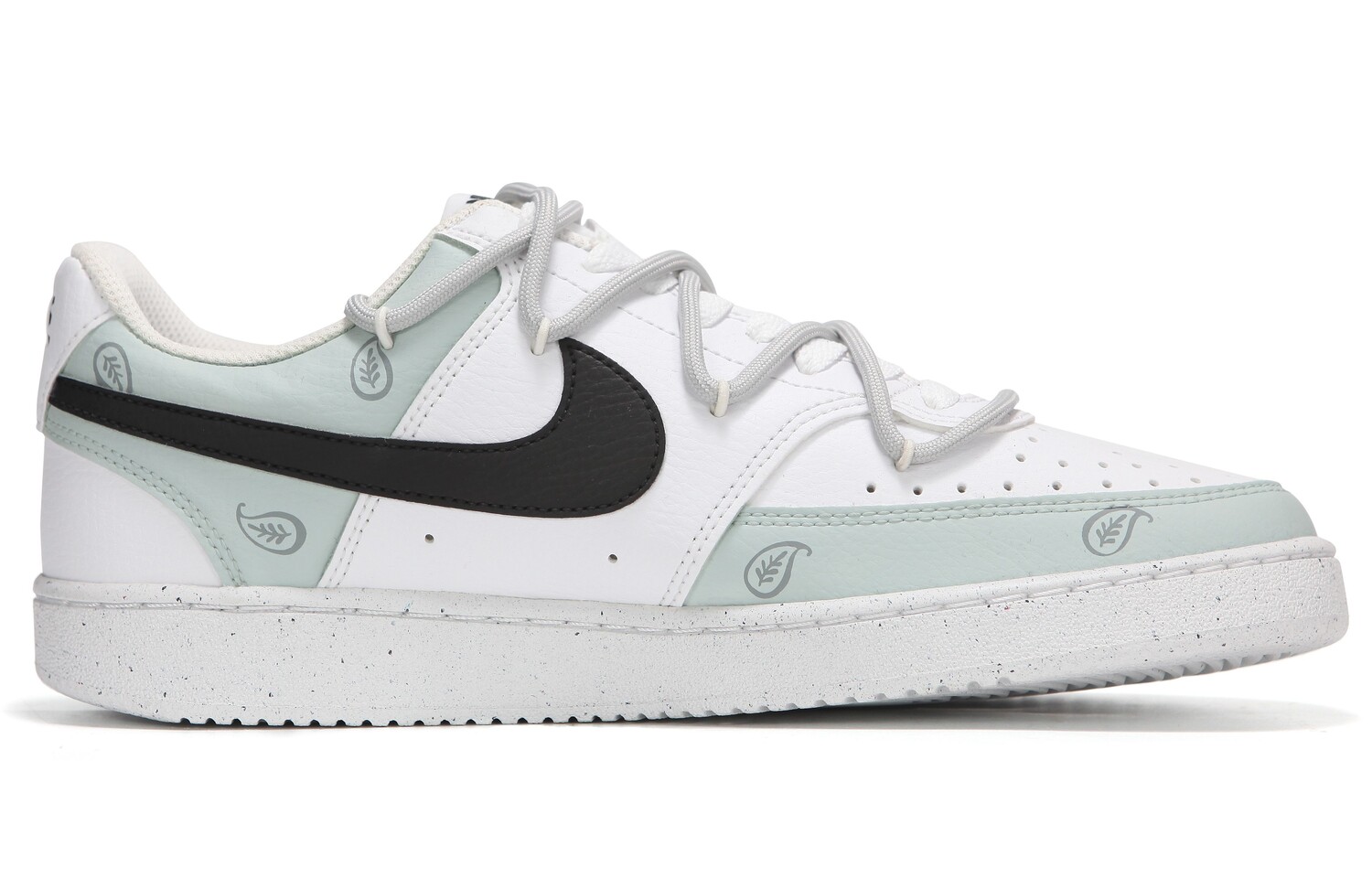 

Кроссовки Nike Court Vision 1 Skateboard Shoes Men Low-Top Gray Green