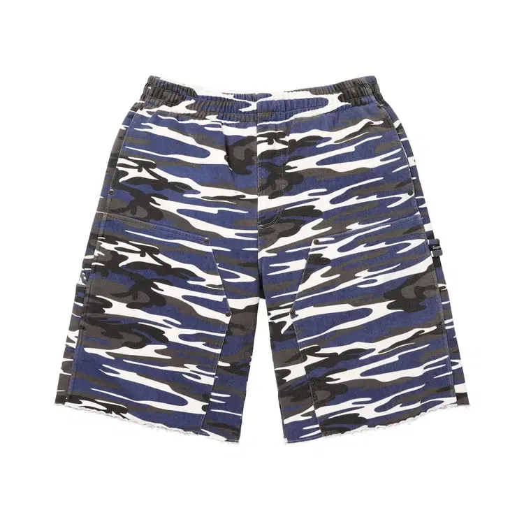 Спортивные шорты Supreme Double Knee Painter Sweatshort, синий