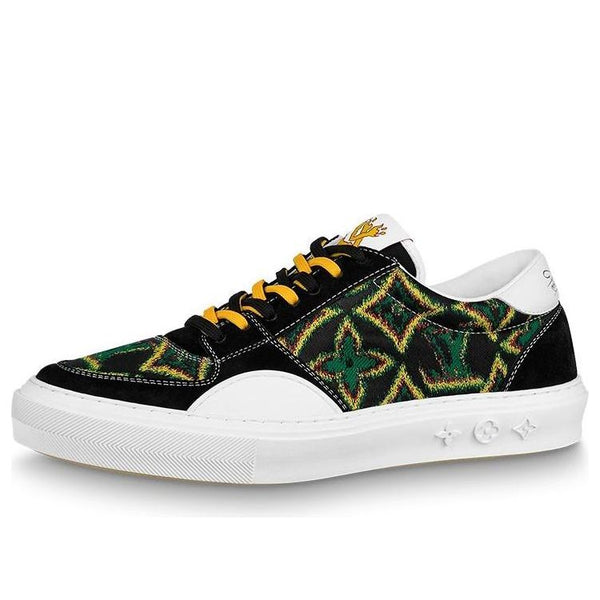 

Кроссовки ollie sneakers 'black green yellow' Louis Vuitton, белый