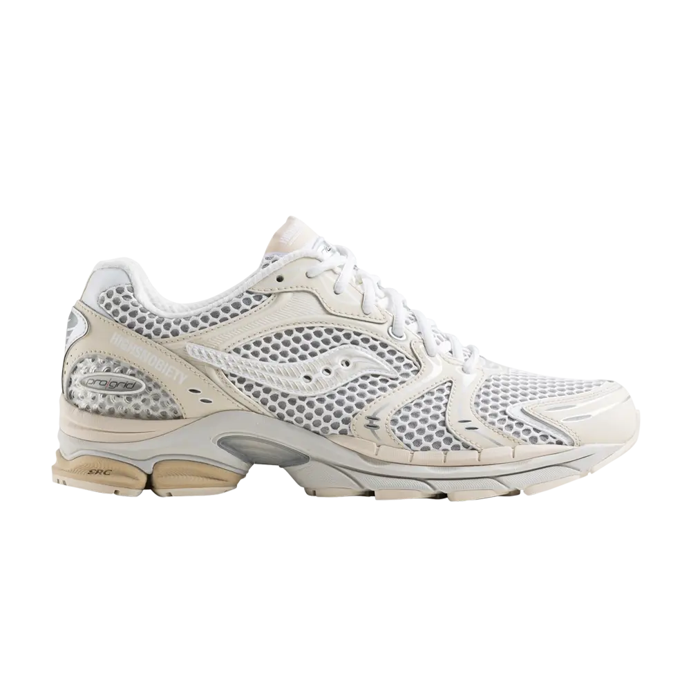 Высокие кроссовки Highsnobiety x ProGrid Triumph 4 Saucony, кремовый