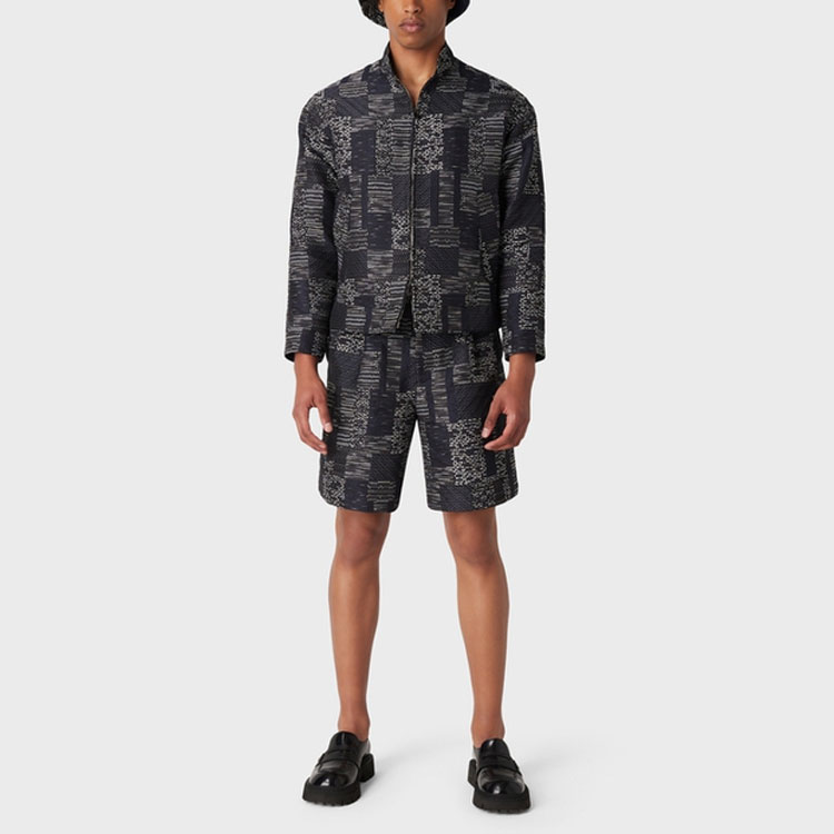 EMPORIO ARMANI Летние шорты мужские голубые SS23 — фото 4