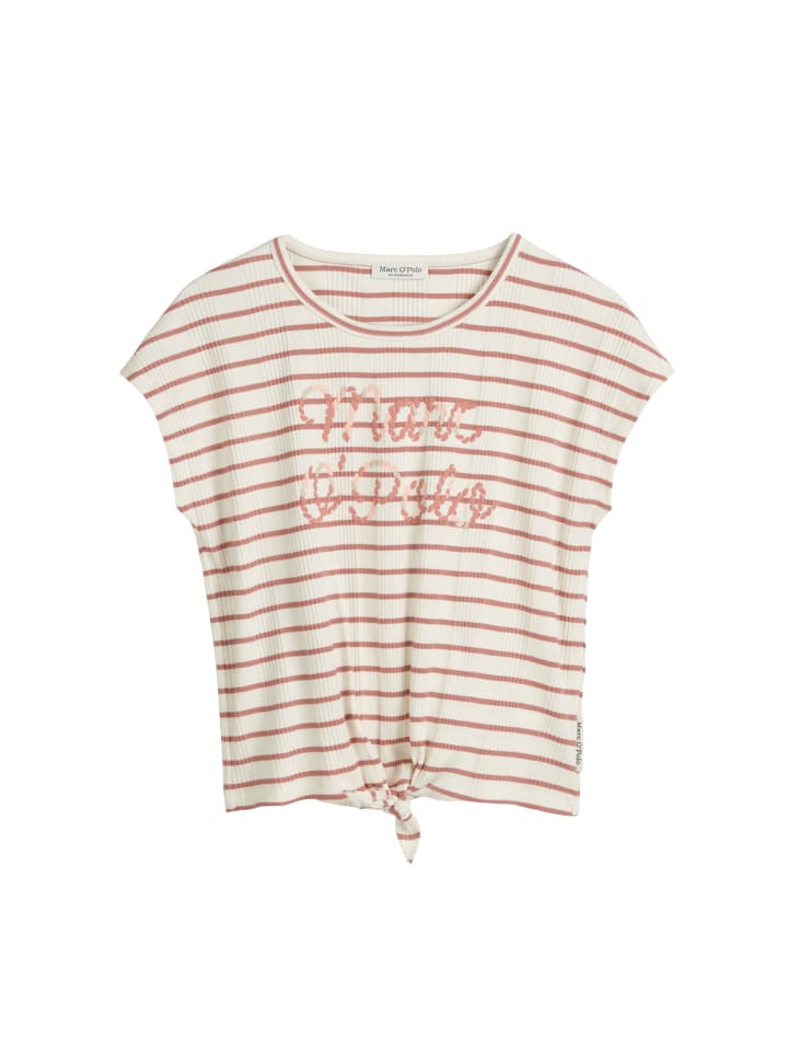 

Футболка Marc O'Polo, цвет chalky coral stripe
