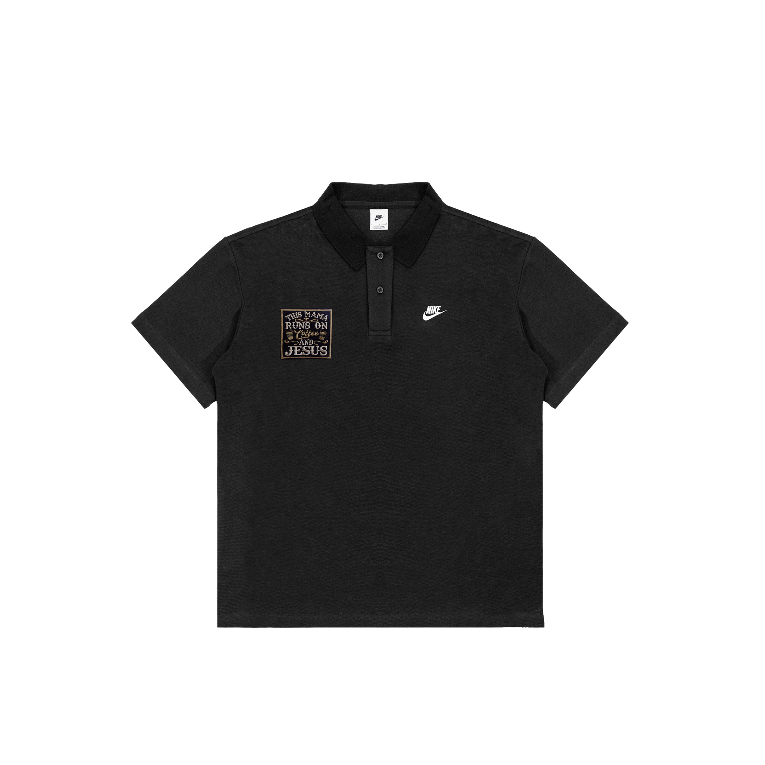 

Спортивная поло мужская Nike, черный