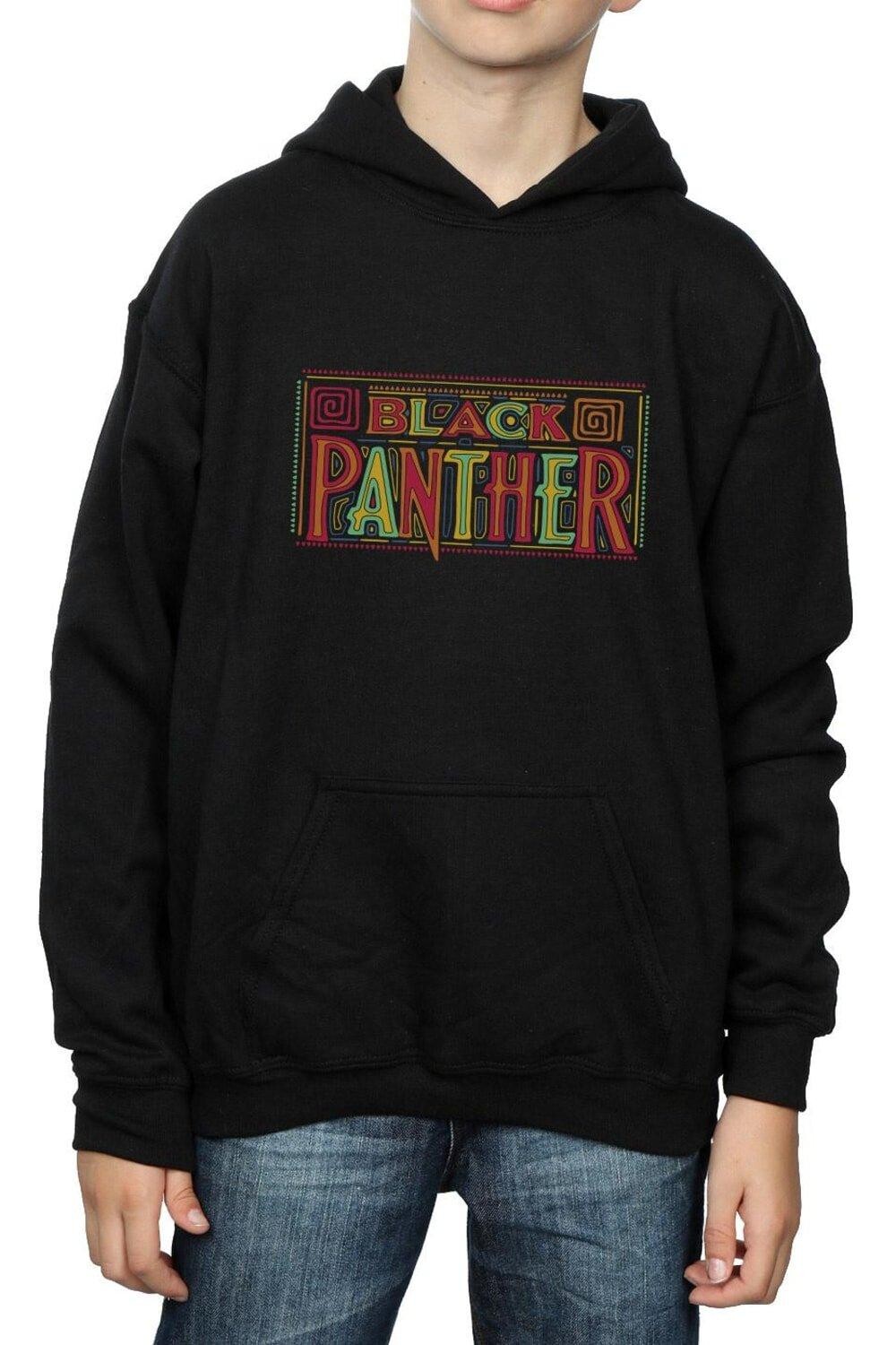 

Толстовка с логотипом Black Panther Marvel, серый