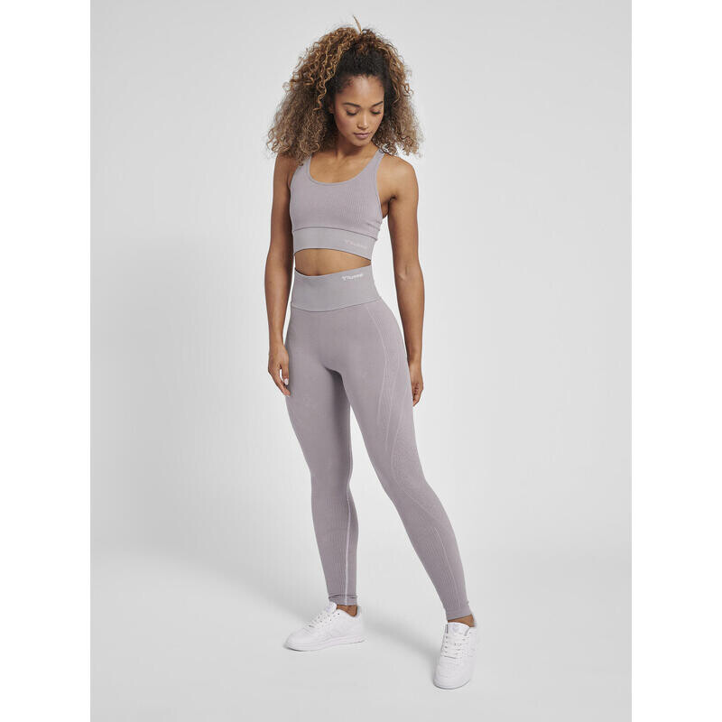 

Топ спортивный Hummel, цвет hortensienlila/grau/grau
