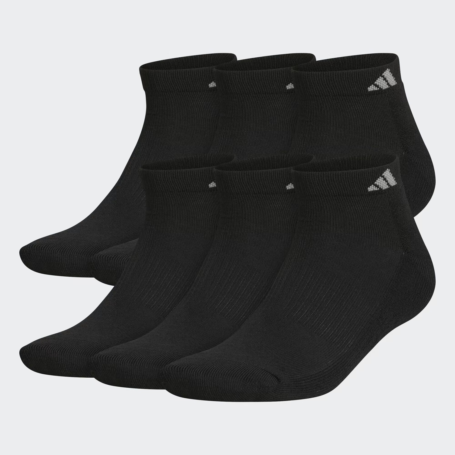 

Спортивные мягкие носки с низким вырезом, 6 пар Adidas, Black