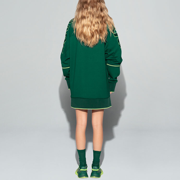Свитшот унисекс зеленый Adidas Originals, зеленый — фото 4