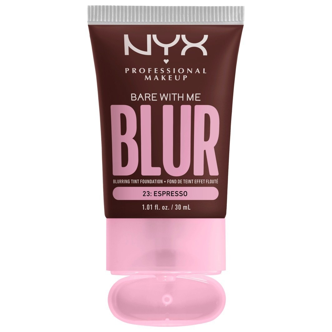 Тональный крем для лица bare with me blur skin tint Nyx Professional Makeup, espresso, объем 30 мл — фото 3