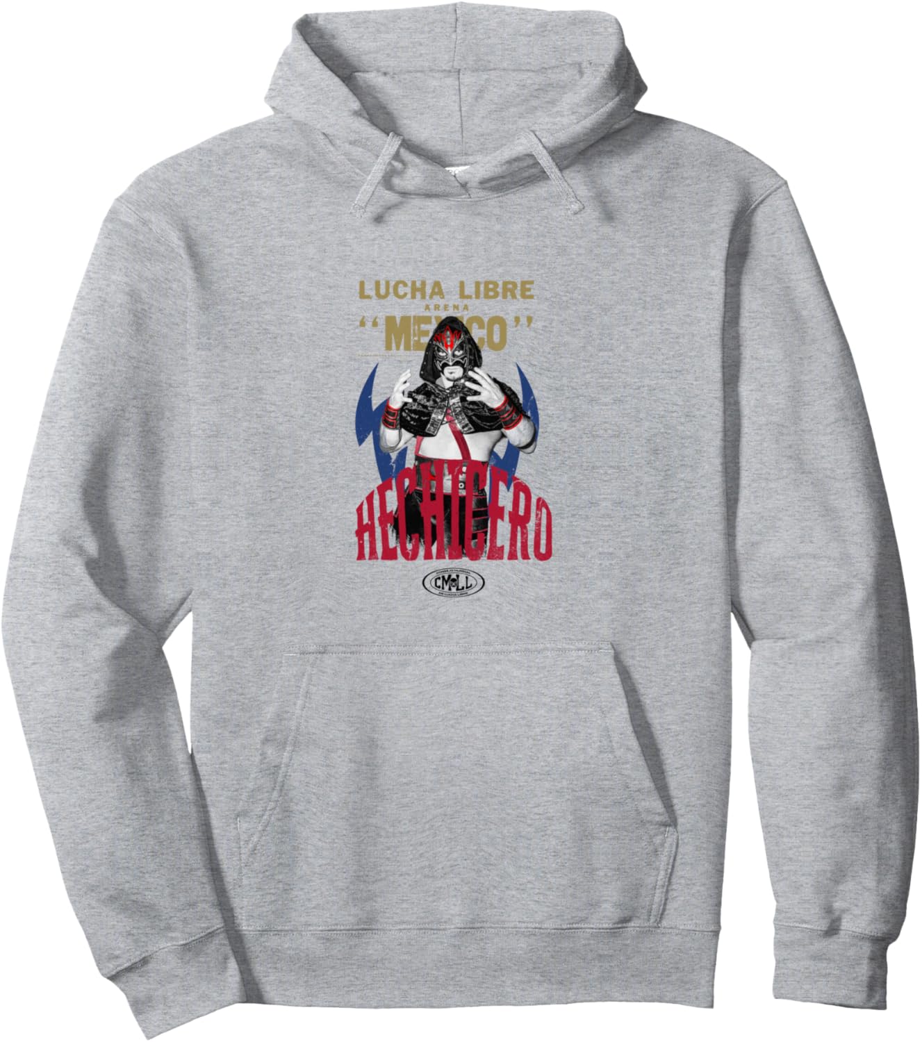 

Толстовка Hechicero Mexican Lutchador, идеально подходит для мужчин и женщин, серая Cmll