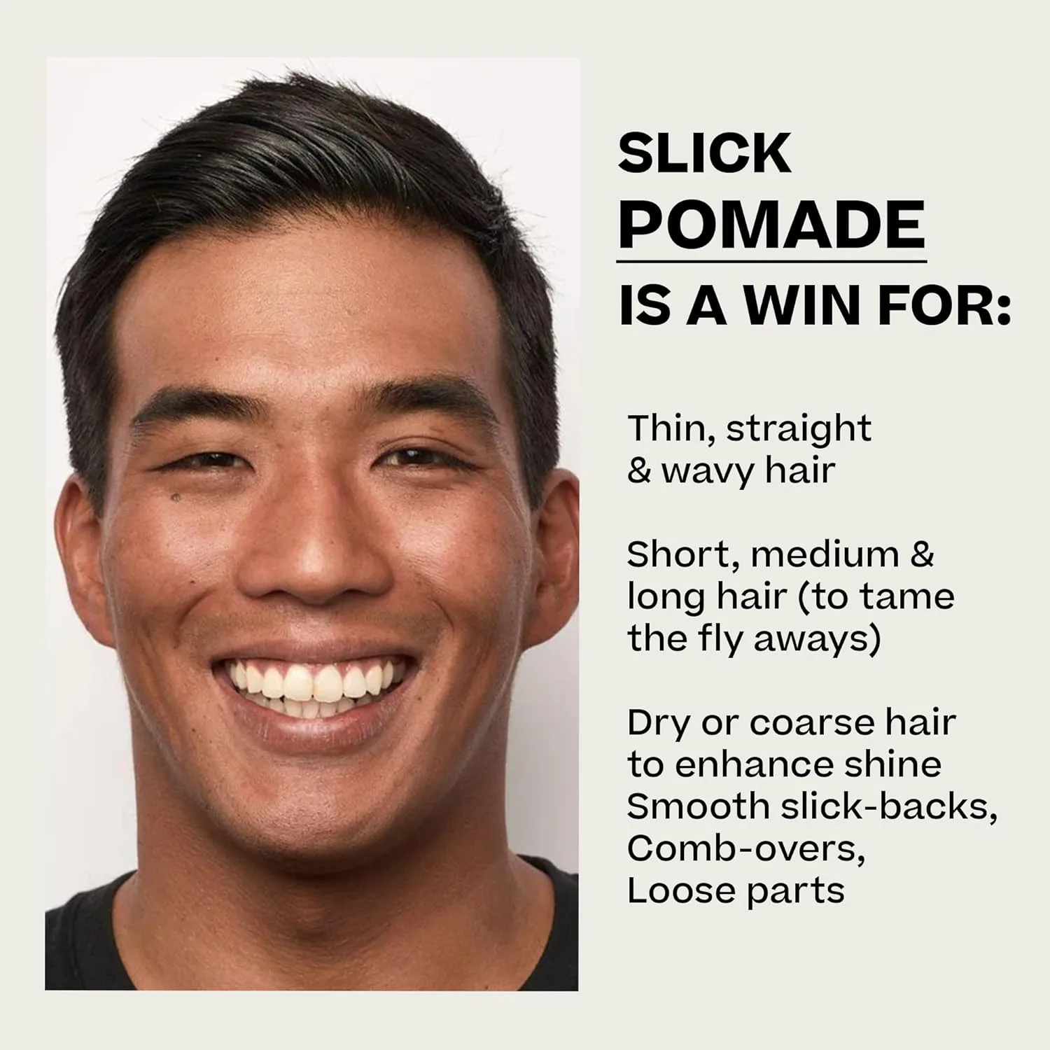 Помада для волос BYRD Hairdo Products Slick Pomade, 2 упаковки - гибкая фиксация, средний блеск, придает гладкую укладку всем типам волос, 3,35 унции каждая (две упаковки) 94.97 г (2 шт.) — фото 4