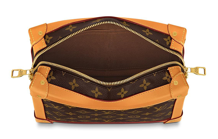 Сумка LOUIS VUITTON с монограммой золотистого оттенка коричневый — фото 4