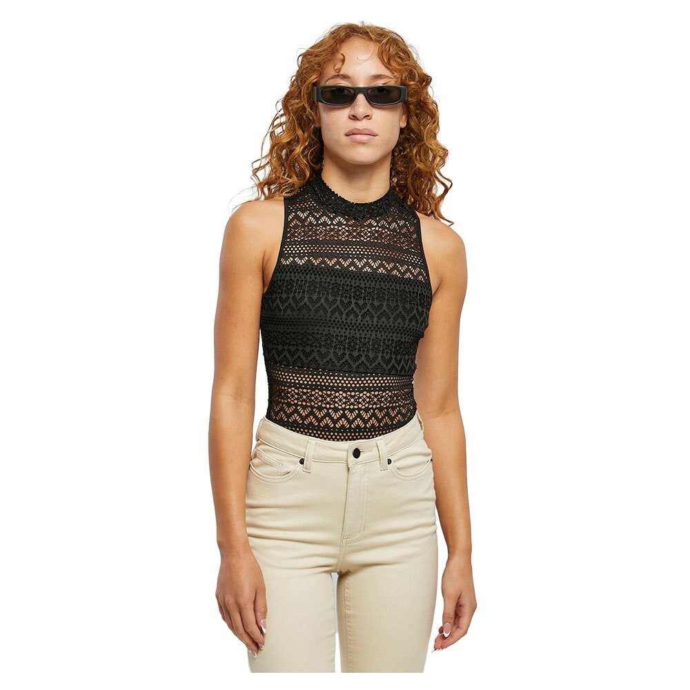 

Свитер Urban Classics Crochetneck Body Turtle Neck, черный