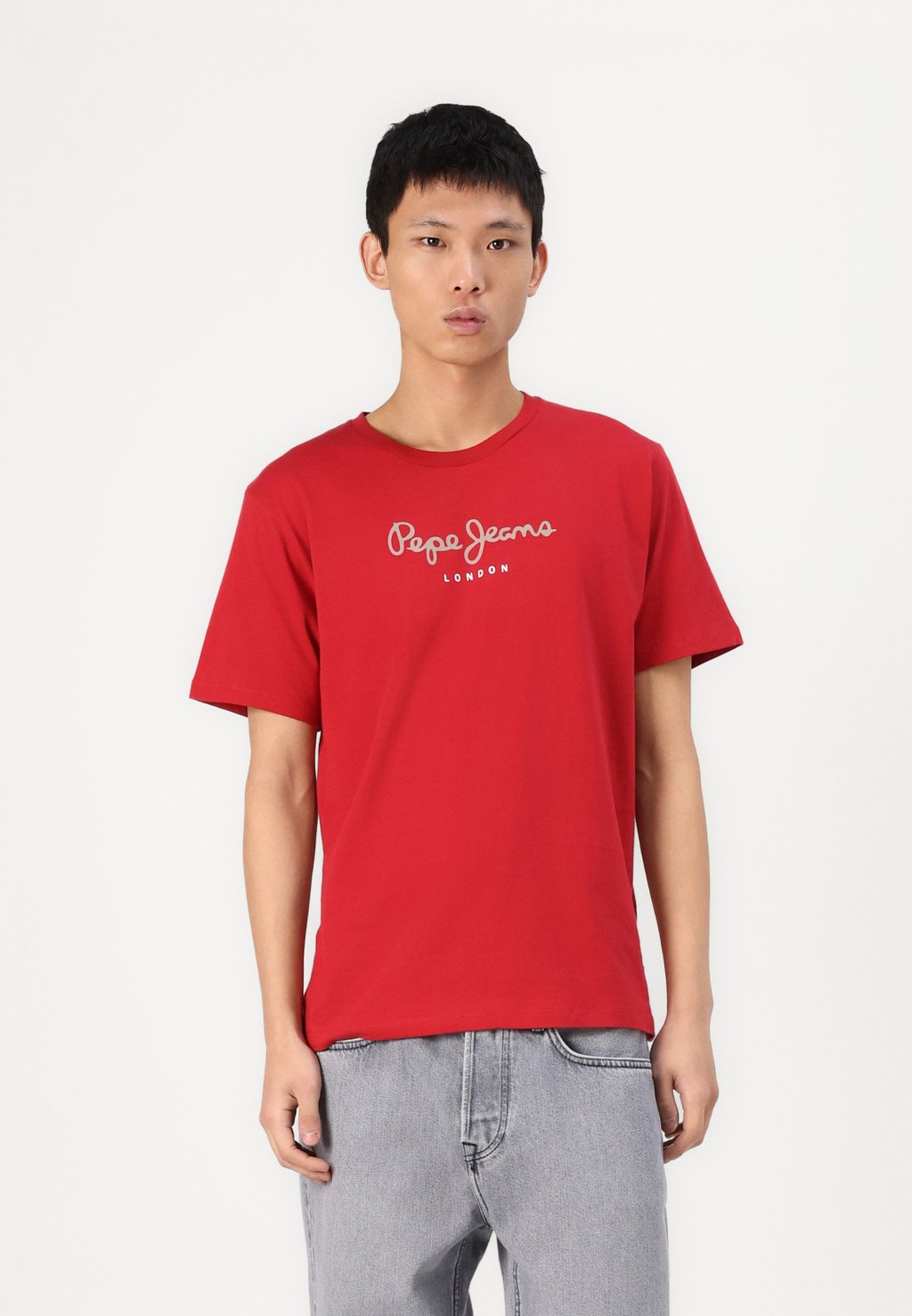 

Футболка с принтом EGGO Pepe Jeans, красный