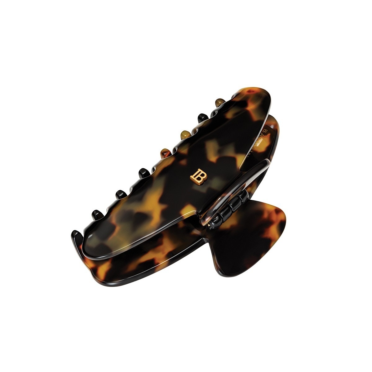 Заколка для волос hc cellulose acetate pince à cheveux medium tortoise shell Balmain Hair, количество 1 шт. — фото 2
