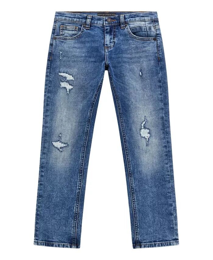 

Джинсы узкого кроя из эластичного денима Big Boy Guess, синий