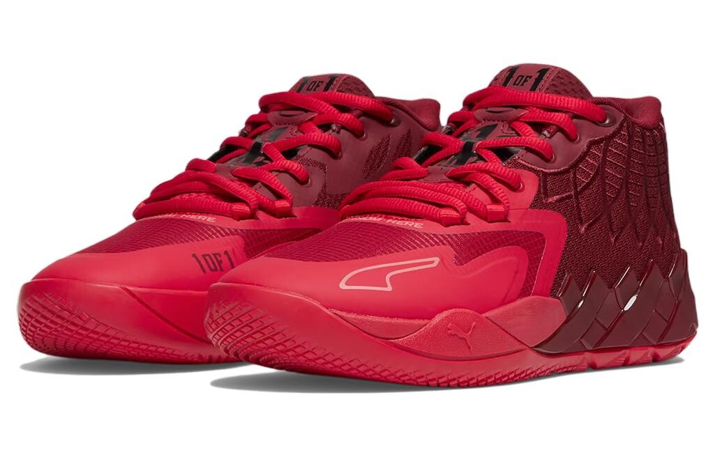 Puma MB.01 Vintage Баскетбольные кроссовки Мужские, Red — фото 3