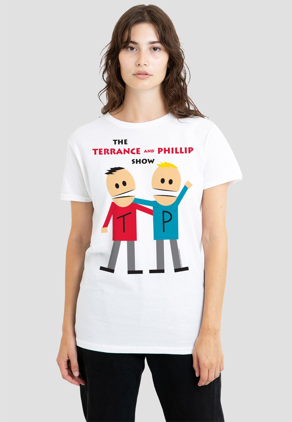 

Футболка с принтом SOUTH PARK TERRANCE AND PHILLIP Cotton Soul, белый