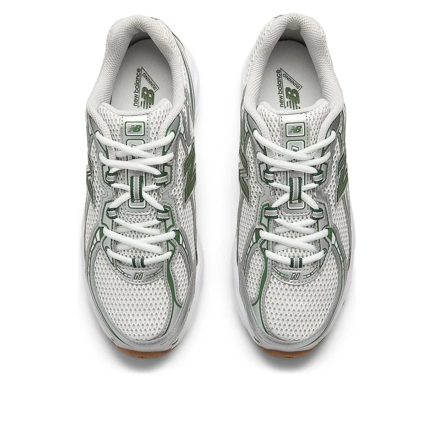 Кроссовки New Balance 740 U740SF2 серо-зеленого цвета на шнуровке, повседневная обувь SHOP112 — фото 4