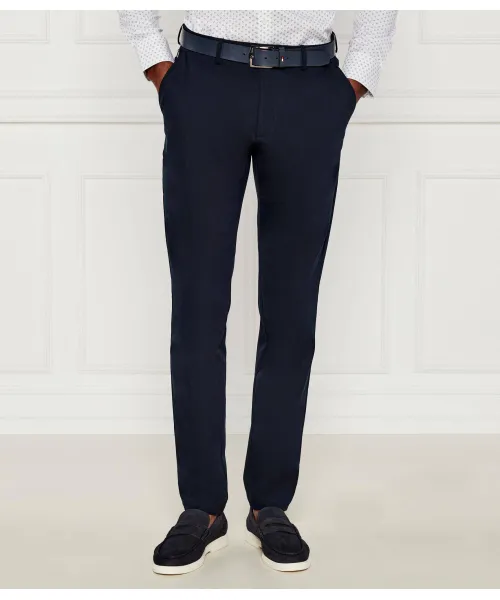 

Брюки-Чиносы p-kaiton1-zip Slim fit Boss, синий