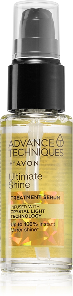 

Сыворотка для волос Advance Technologies Ultimate Shine обеспечивает интенсивный блеск Avon, 30 мл