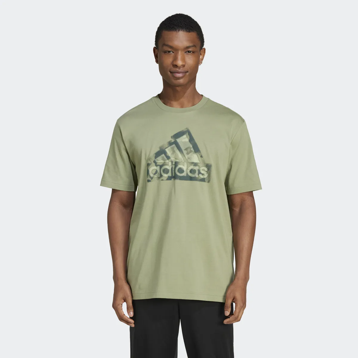 

Футболка Adidas Sportswear "M FI LOGO T", зеленый