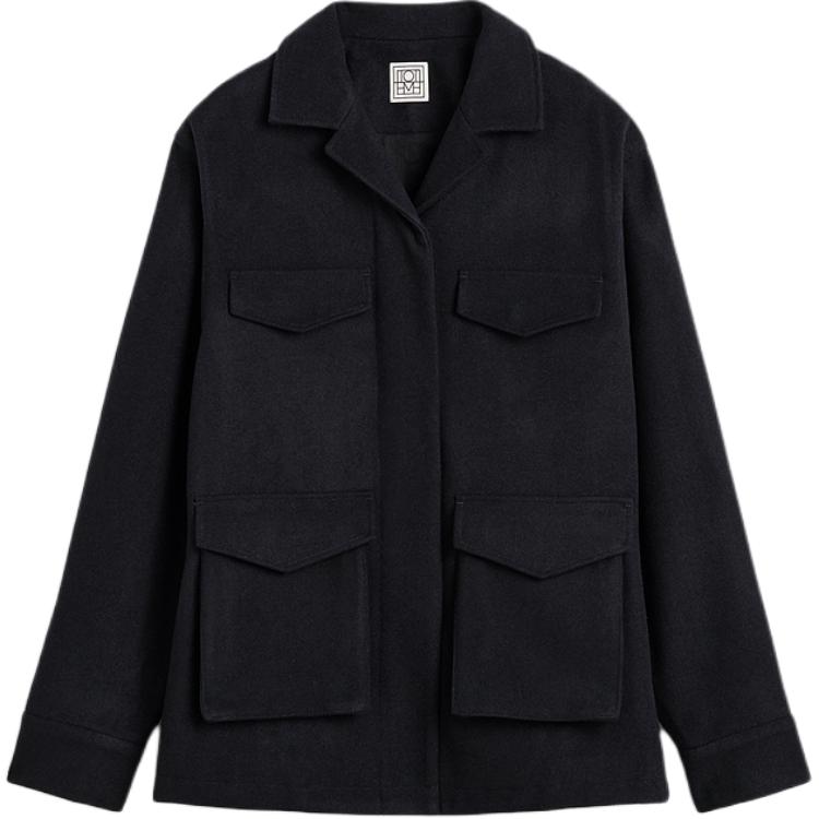 

TOTEME Войлочная рубашка, Midnight Blue