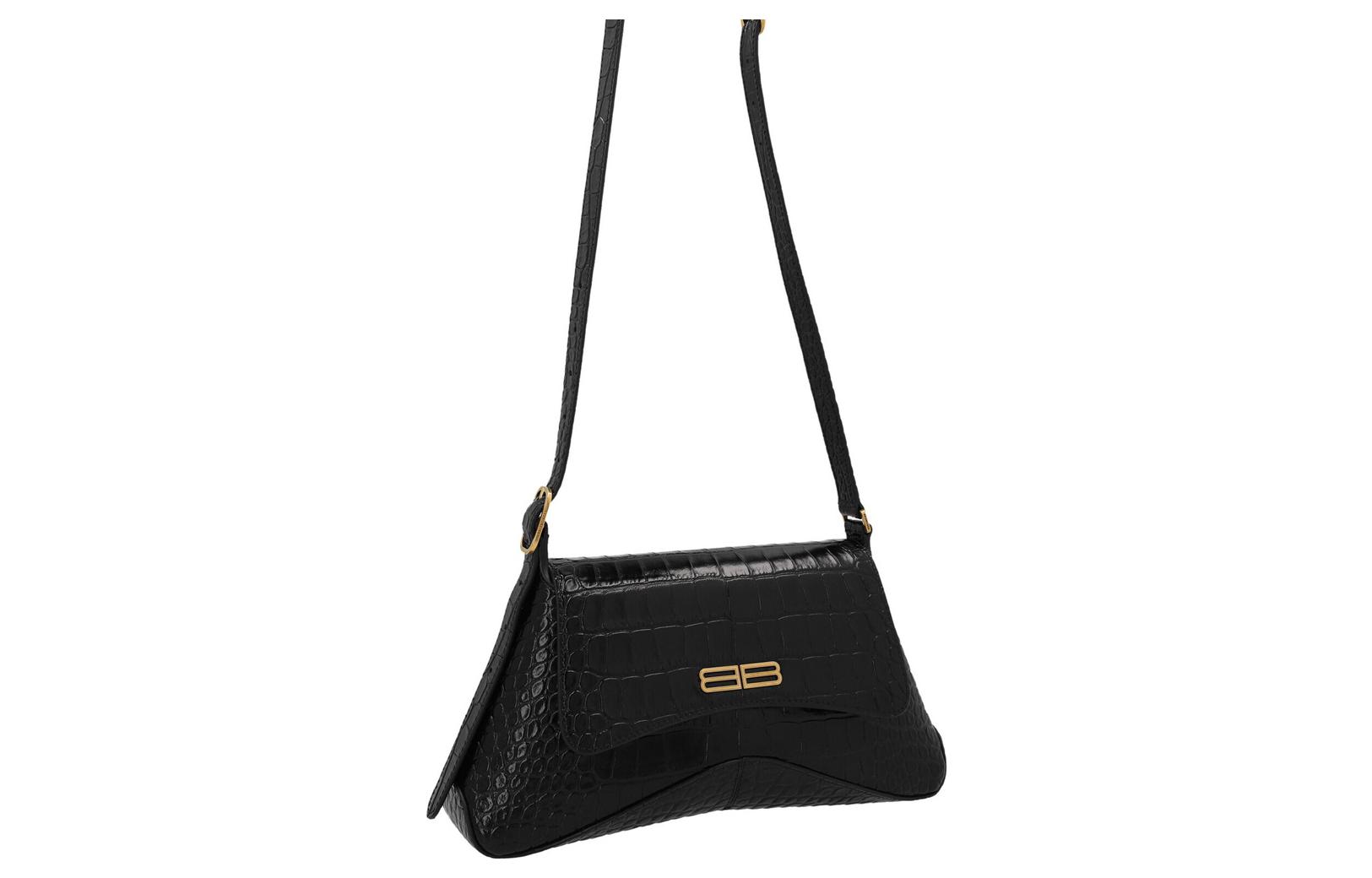 Сумка через плечо с тиснением логотипа Bb Balenciaga, basic set (bag+dust bag) — фото 4