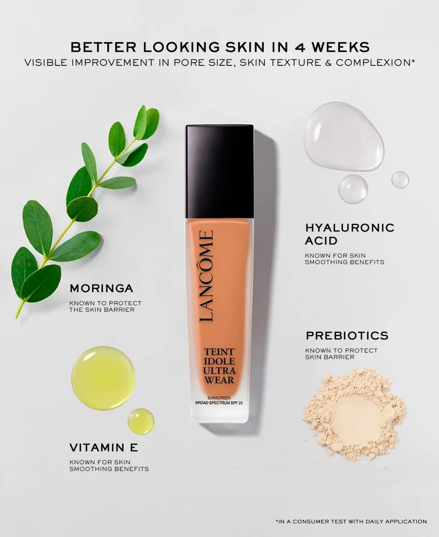 Коллекция тональных средств Teint Idole Ultra Lancome, 305n - medium skin with neutral/peachy undertones — фото 4