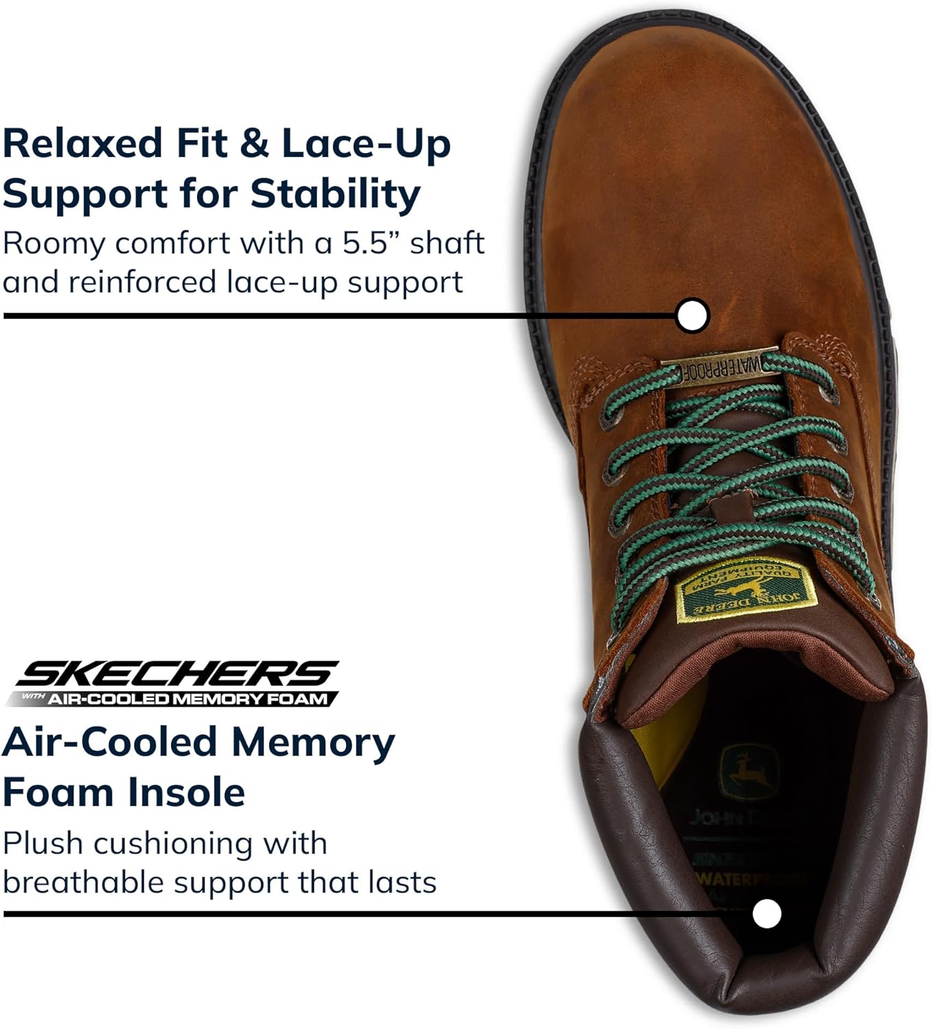 Мужские кроссовки Skechers Jdw Sergents Dozer, Brn — фото 4