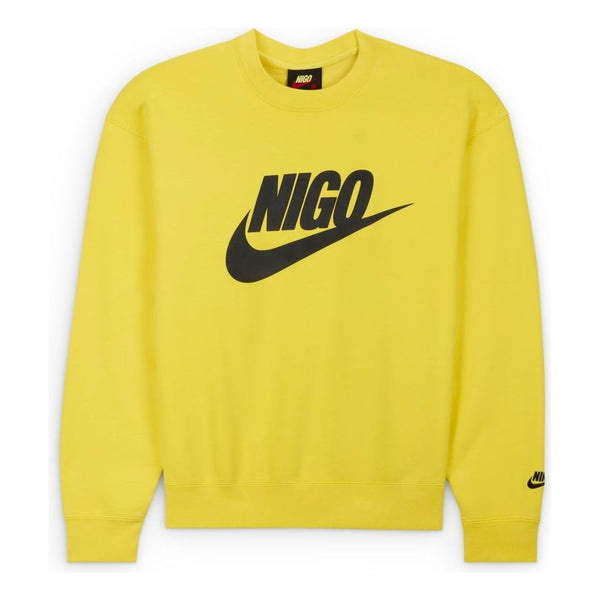 

Свитер x nigo fleece sweatshirt 'yellow black' Nike, желтый