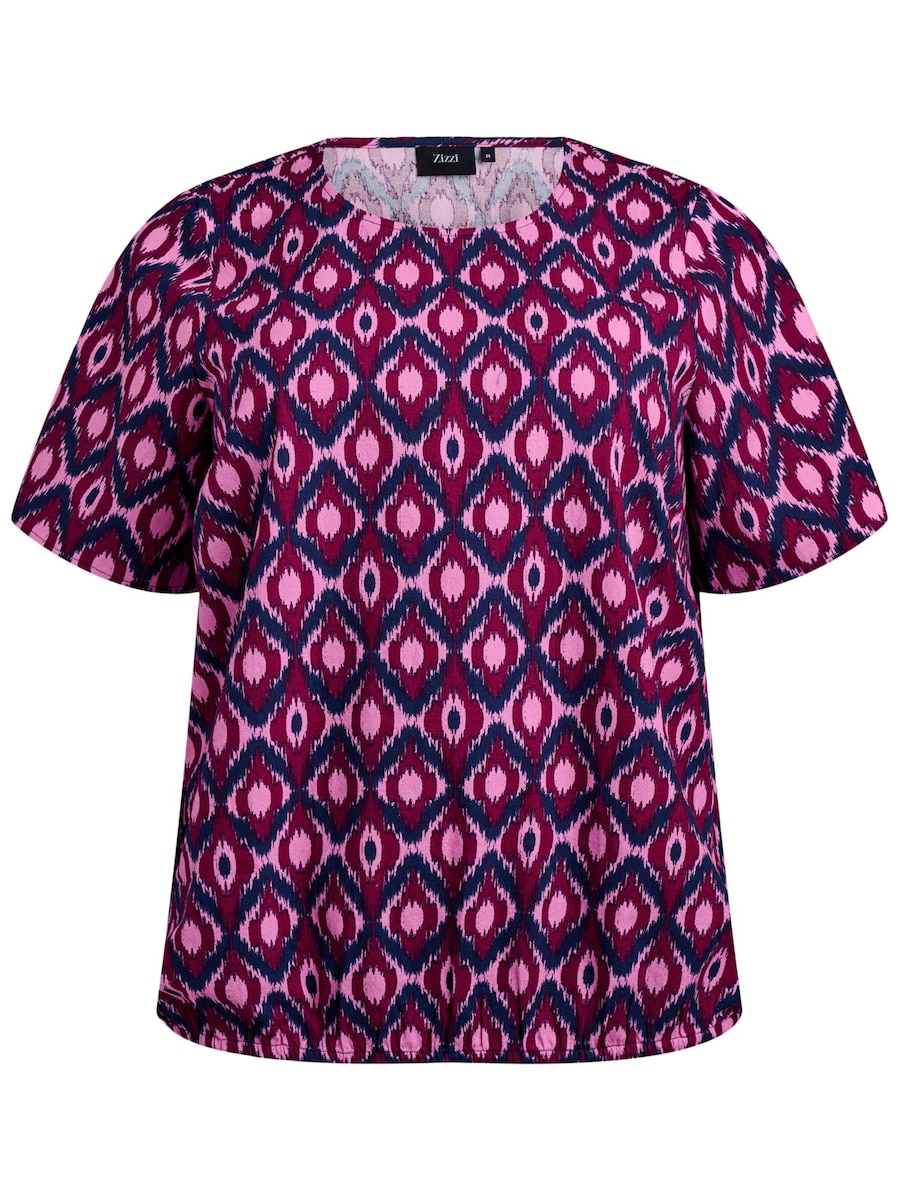 

Блуза Zizzi Jeasy, светло-розовый/темно-розовый