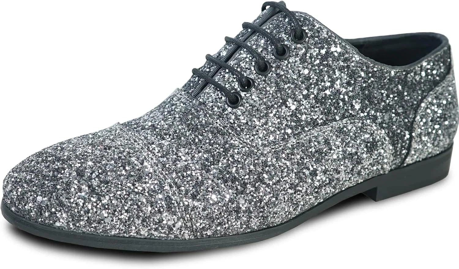 Оксфорды с блестками bravo!, Pewter